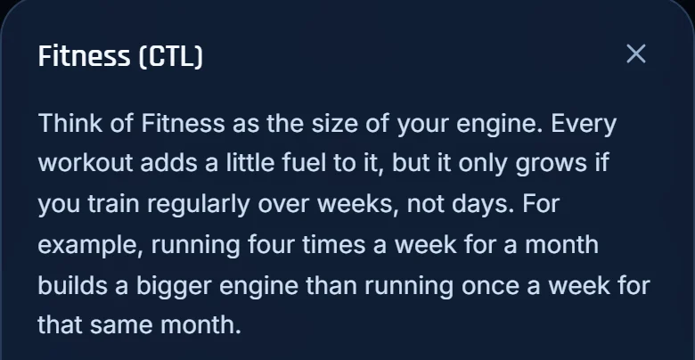 The CritixFit app explaining Fitness in plain words